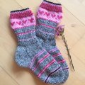 Image client Sox 50g - Gris/écrus (03)