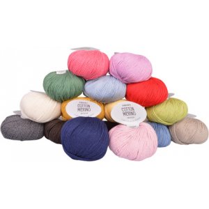 Fil Drops Cotton Merino - 50g (environ 30 choix de couleurs différents) Fil Drops Cotton Merino - 50g (environ 30 choix de couleurs différents)