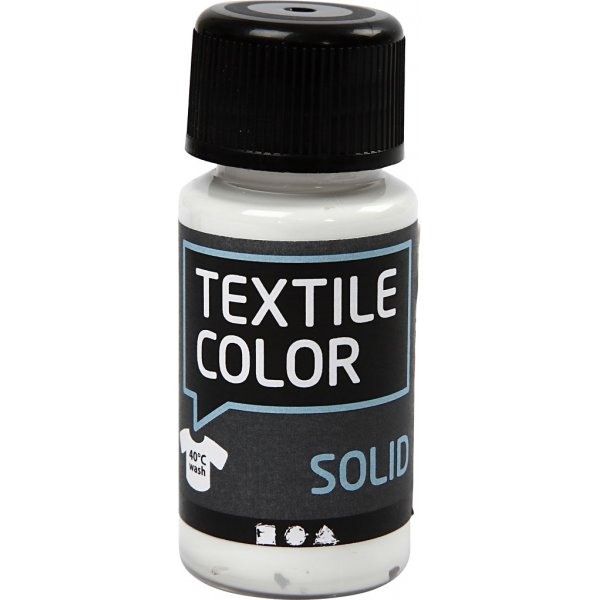 Peinture textile textile solide - blanche - couvrante - 50 ml Peinture textile textile solide - blanche - couvrante - 50 ml
