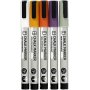 Marqueurs  craie - couleurs ternes - 5 pcs
