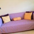 Image client Saphir - Hellinne - 100% lin - Code couleur : 723 - lavande - 150 cm