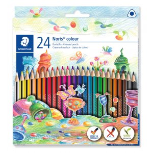 Crayon de couleur Noris Trek - 24 crayons Crayon de couleur Noris Trek - 24 crayons