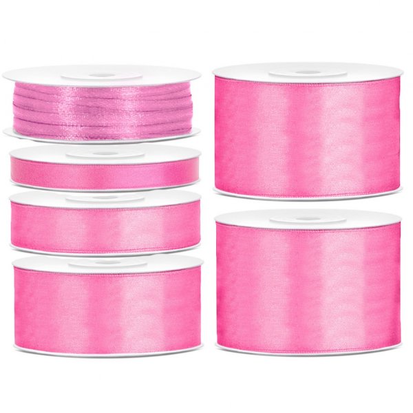 Ruban satiné - 25 m - Rose Ruban satiné - 25 m - Rose