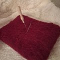 Image client Laine double 100g - Bordeaux froid 9210