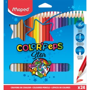 Set de crayons de couleur - Maped - Color´Peps 24-pack Set de crayons de couleur - Maped - Color´Peps 24-pack