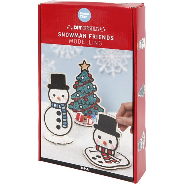 Set de bricolage - Bonhomme de neige et sapin de Nol