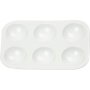 Palette - blanc - 13 x 8,5 cm - 10 pcs