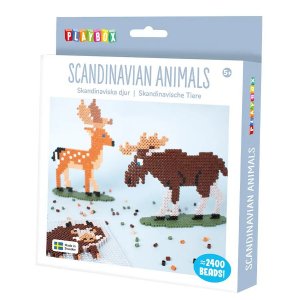 Ensemble de perles Animaux scandinaves - Kit de loisirs cr�atifs complet