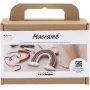 Mini Kit DIY Macram - Arc-en-ciel