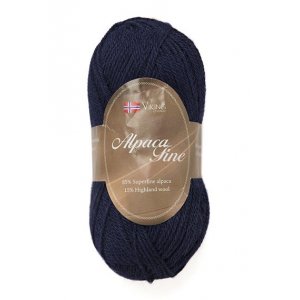 Fil Viking Alpaca Fine 50g - Bleu foncé (625) Fil Viking Alpaca Fine 50g - Bleu foncé (625)