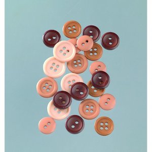 Boutons 10 - 15 mm - beige / marron 40 g naturel Boutons 10 - 15 mm - beige / marron 40 g naturel