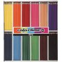 Crayons de couleur Colortime - couleurs mélangées - 12 x 24 pcs