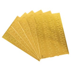 Étoiles dorées 288 pcs 13 mm Étoiles dorées 288 pcs 13 mm