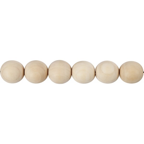 Perles en bois - Ø25 mm - 8 pcs Perles en bois - Ø25 mm - 8 pcs