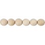 Perles en bois - 25 mm - 8 pcs
