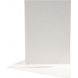 Carte postale avec enveloppe - blanc cassé - 12,5 x 17,5 cm - 10 pcs Carte postale avec enveloppe - blanc cassé - 12,5 x 17,5 cm - 10 pcs