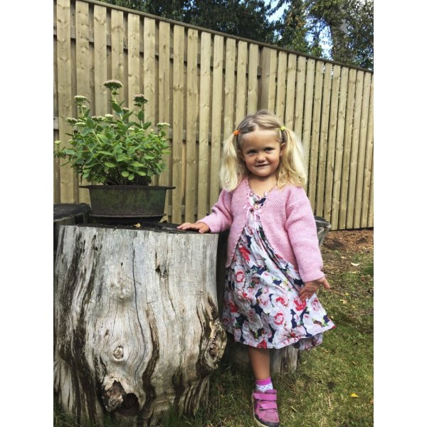 Patron tricot - Cardigan enfant en tricot double mousse avec bord crochet