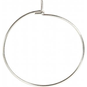 Créoles - plaqué argent - 8 pcs Créoles - plaqué argent - 8 pcs