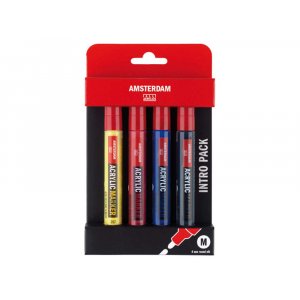 Base de marqueur Amsterdam - 4 stylos Base de marqueur Amsterdam - 4 stylos