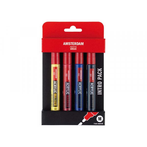 Base de marqueur Amsterdam - 4 stylos