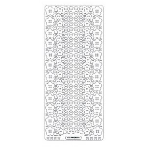Peel off's - Bouton fleurs Peel off's - Bouton fleurs