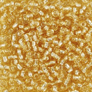 Perles de rocaille - dorées - 25 g Perles de rocaille - dorées - 25 g