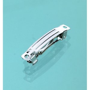 Pince à cheveux 4 cm - argent 2 pcs. Pince à cheveux 4 cm - argent 2 pcs.