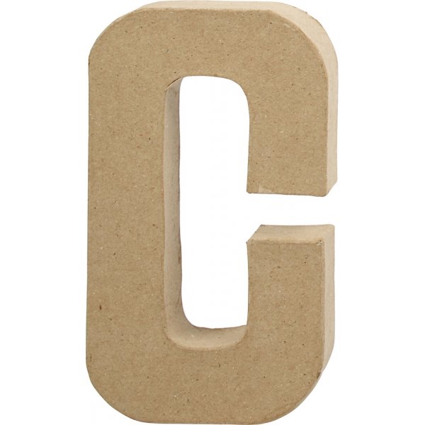 Lettre en carton - C - 5 cm