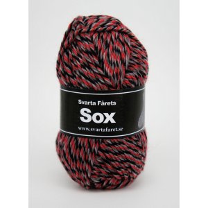 Sox 50g - Gris/rouge/noir (05) Sox 50g - Gris/rouge/noir (05)