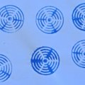 Image client Flacon en verre d'encre 30 ml - Bleu roi (effa�able)