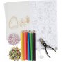 Feuilles de plastique rtractables DIY Mix - Bijoux