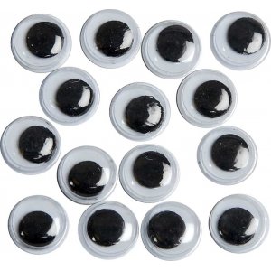 Yeux mobiles - non adhésifs - Ø8 mm - 40 pcs Yeux mobiles - non adhésifs - Ø8 mm - 40 pcs