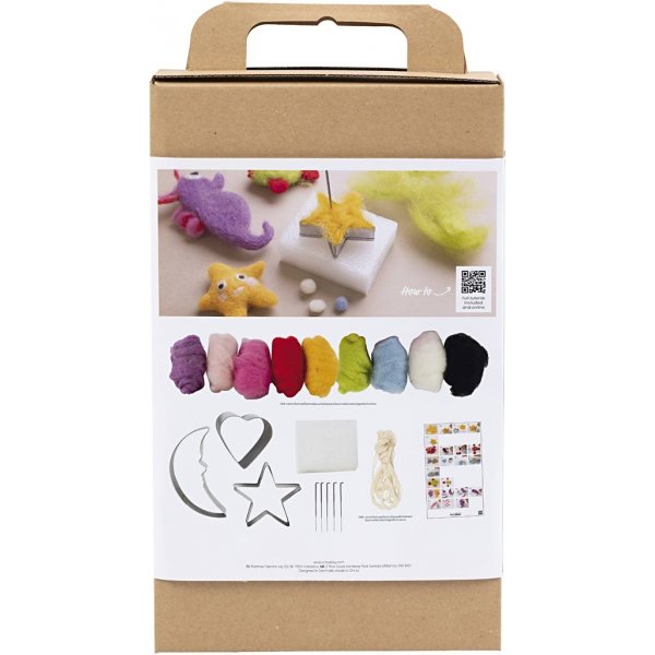 Kit DIY Feutrage  l'aiguille - Animaux dans l'eau