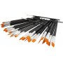 Ensemble de pinceaux YellowLine - no. 0+2+4+8+12+16 - 36 pices