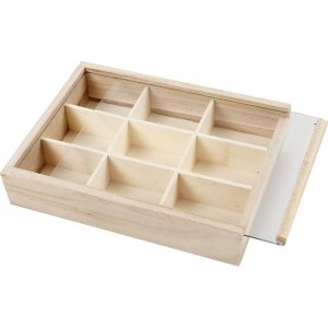 Boîte avec compartiments et couvercle de protection Boîte avec compartiments et couvercle de protection