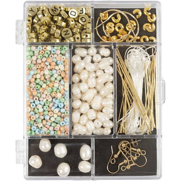 DIY Mix Bijoux - couleurs ternes - Perles d'eau douce