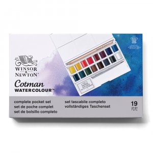 Peinture aquarelle W&N Cotman - Pochette 16 Couleurs Peinture aquarelle W&N Cotman - Pochette 16 Couleurs