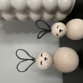 Image client Boules en bois non traité 35 mm ø 8 mm - paquet de 4. avec des trous