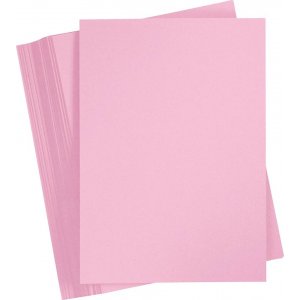 Carton coloré - rose clair - A4 - 180 g - 100 feuilles Carton coloré - rose clair - A4 - 180 g - 100 feuilles