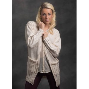 Patron tricot - Cardigan long (1302-14) Patron tricot - Cardigan long (1302-14)