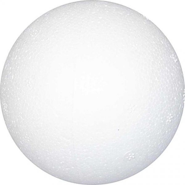 Boules en polystyrène - blanc - Ø7 cm - 50 pcs