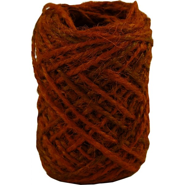 Chanvre naturel - rouge - 30 m