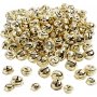 Anneaux cloches - or - 220 pcs - 13/15/17 mm