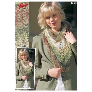 Patron tricot - Châle triangle avec mailles baissées Patron tricot - Châle triangle avec mailles baissées