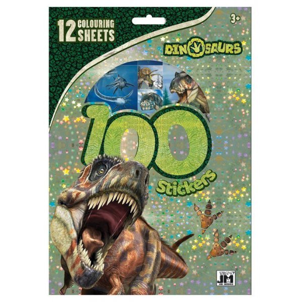 Autocollants 100-pack - Dino