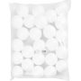 Boules en polystyrne - blanc - 8 cm - 25 pcs