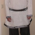 Image client Saphir - Hellinne - 100% lin - Code couleur : 744 - anthracite - 150 cm
