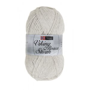 Fil Viking Alpaca Storm 50g - Gris clair (512) Fil Viking Alpaca Storm 50g - Gris clair (512)