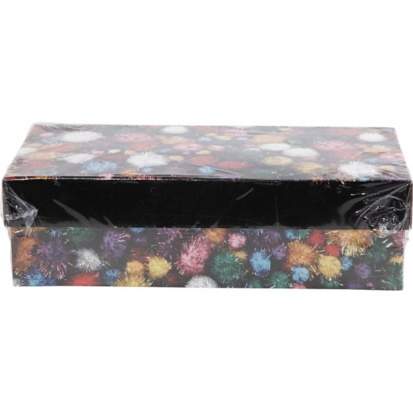 Pompons - couleurs vives - paillettes - 300 g