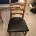 Image client Simili cuir nappa Noir - 140 cm